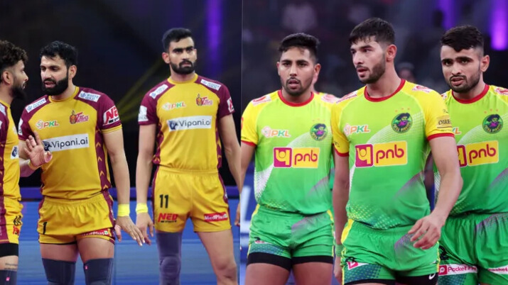 prokabaddi league 55 match telgutitans vs patnapirates who won match revenge start 7:30pm